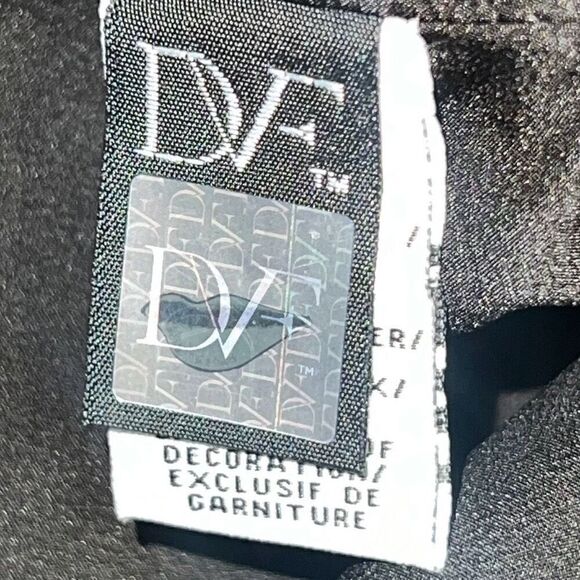 Diane Von Furstenberg Leni Interlaced Sleeveless Silk Floral Dress Size 8 - Picture 9 of 9